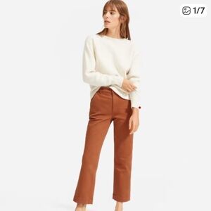 Everlane Straight Legged Cropped Pants